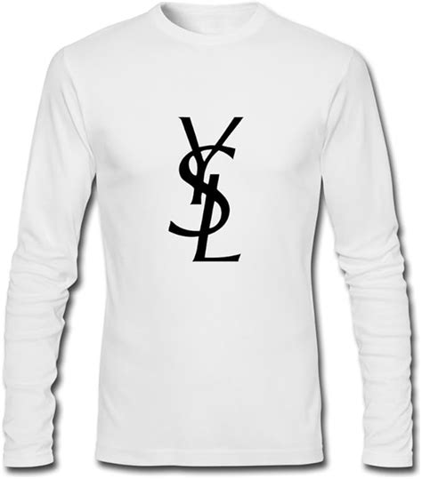 t shirt yves saint laurent uomo|Saint Laurent long sleeve shirt.